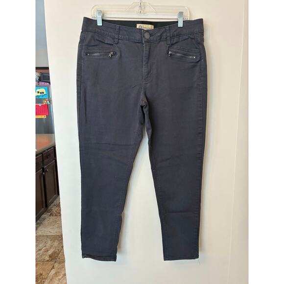 Democracy Ab-Technology Gray Skinny Pants Jeans Size 14 - Picture 1 of 5